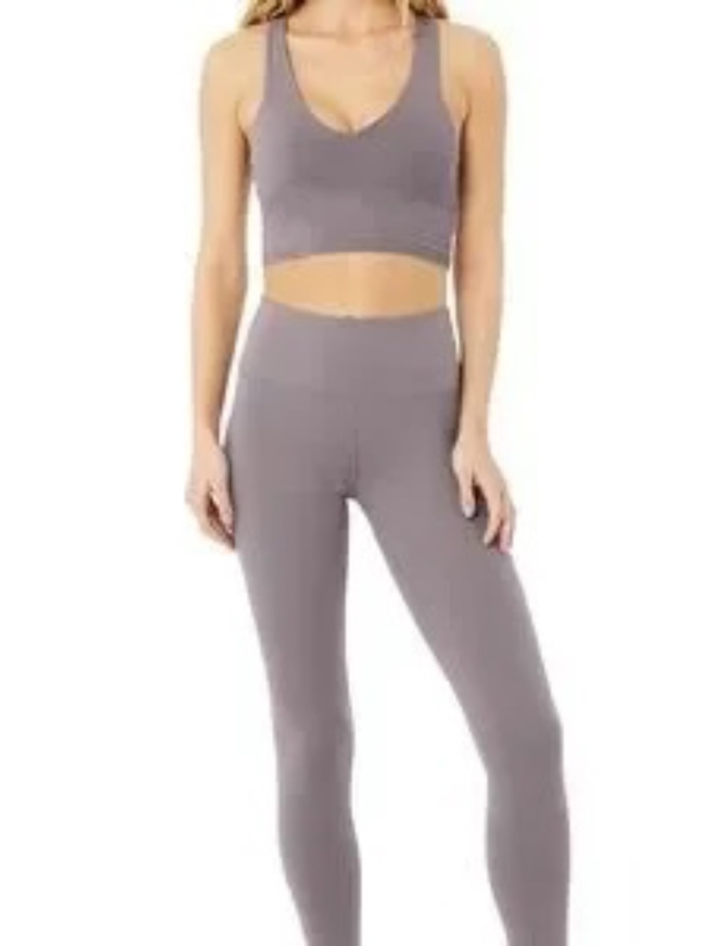 NWT 7/8 High-Waist Airbrush Legging Purple Dusk Size L